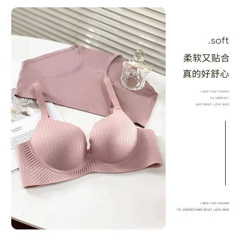2024 New Push Up Bra for Small Chest Ultra Thick 6CM Padded No Steel Ring Comfortable & Sexy Lift Lingerie for Flat Chest Women
