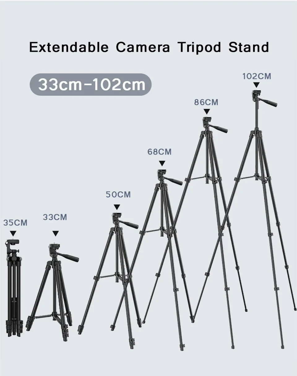 26cm Photo Ringlight Led Selfie Ring Light Phone Remote Control Lamp Photography Lighting With Tripod Stand Holder Youtube Video