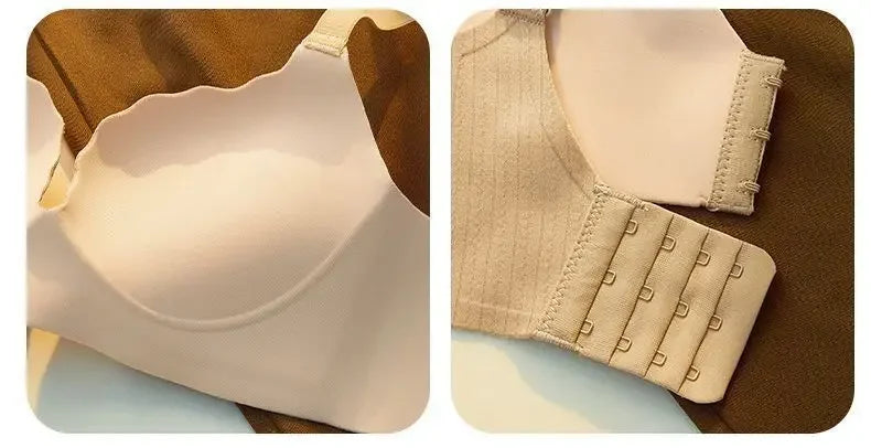 2024 New Push Up Bra for Small Chest Ultra Thick 6CM Padded No Steel Ring Comfortable & Sexy Lift Lingerie for Flat Chest Women