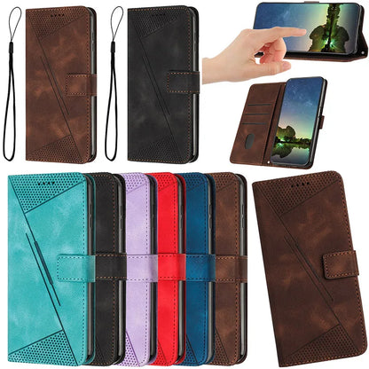Wallet Magnetic Leather Case For Oppo F25 F23 f21 F21S Pro 4G 5G Flip Phone Cover
