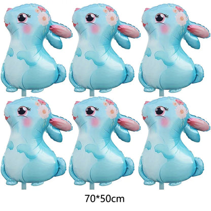 1pc,Large Easter Standing Balloon for Happy Easter Day Party Decorations 150cm Bunny Easter Egg Balloons Kids Party Favors