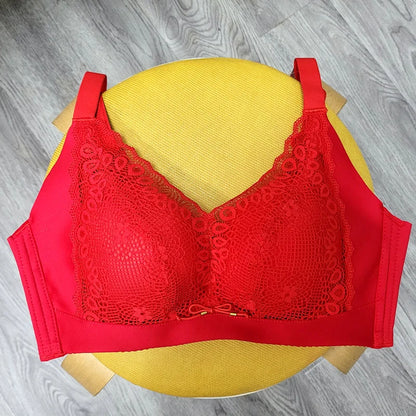 8cm Thickened Non-empty Cup Underwear Small Chest Gather Anti-sagging Hand-cup Bra Adjustable Bra Women