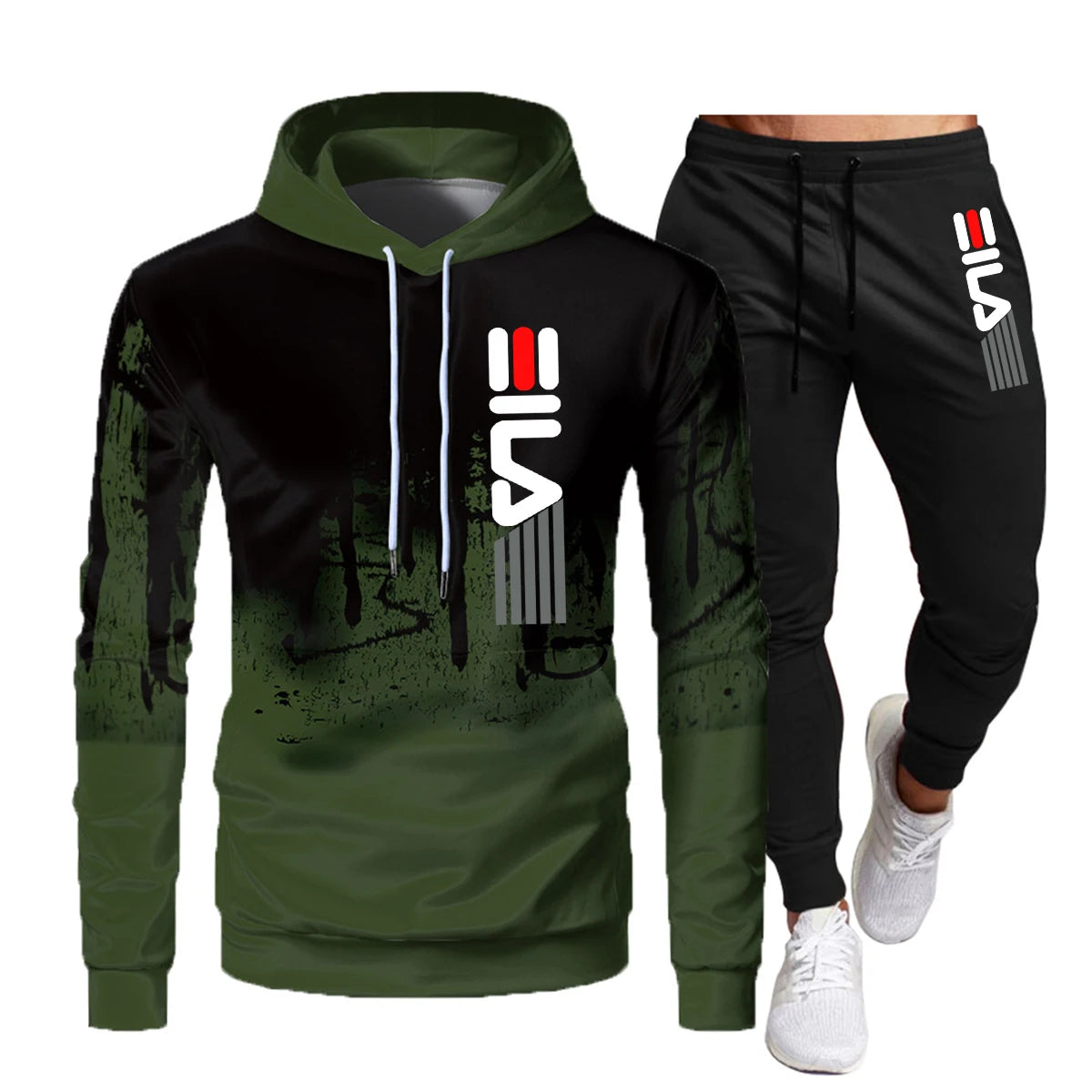 Men's Fashion Hoodie Brand Pants Casual Jogging Suit Sports Wear Sweatshirt