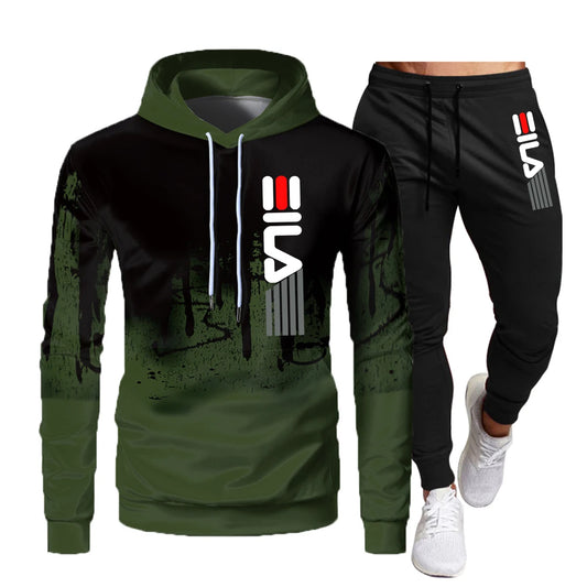 Men's Fashion Hoodie Brand Pants Casual Jogging Suit Sports Wear Sweatshirt