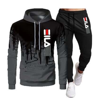 Men's Fashion Hoodie Brand Pants Casual Jogging Suit Sports Wear Sweatshirt