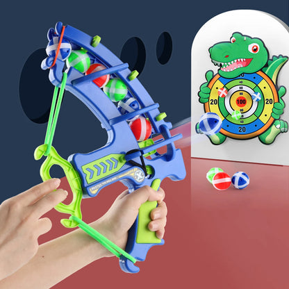 Kids indoor outdoor Sport Game toy Throw Sport Toy Slingshot Target Sticky Ball Dartboard Boy's birthday gift