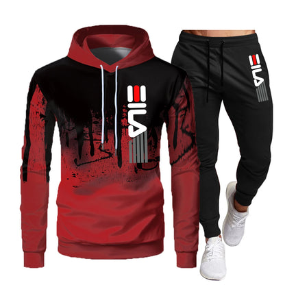 Men's Fashion Hoodie Brand Pants Casual Jogging Suit Sports Wear Sweatshirt