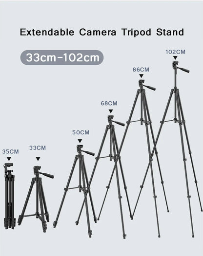 26cm Photo Ringlight Led Selfie Ring Light Phone Remote Control Lamp Photography Lighting With Tripod Stand Holder Youtube Video