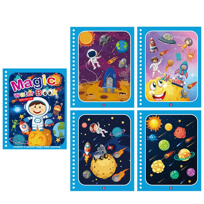 Kids Montessori Toy Coloring Book Magic Water Drawing Book Painting Drawing Toys Sensory EarlyEducation Toys for Baby 1 2 3 Year