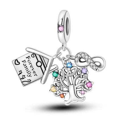 2025 Hot Sale Charms Bead 925 Sterling Silver Pink Butterfly Luminous Firefly Dangle Fit Bangle Bracelet Necklace DIY Jewelry