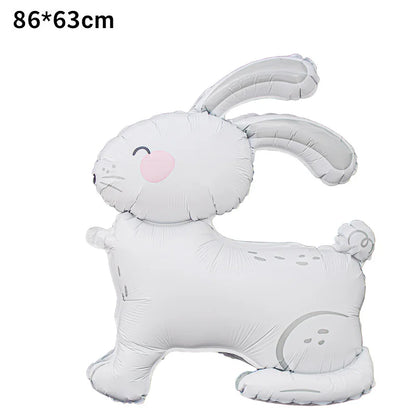 1pc,Large Easter Standing Balloon for Happy Easter Day Party Decorations 150cm Bunny Easter Egg Balloons Kids Party Favors