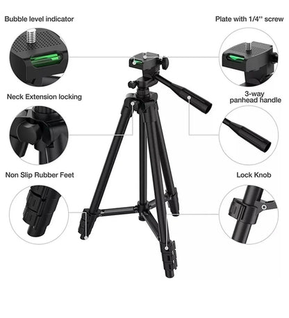 26cm Photo Ringlight Led Selfie Ring Light Phone Remote Control Lamp Photography Lighting With Tripod Stand Holder Youtube Video