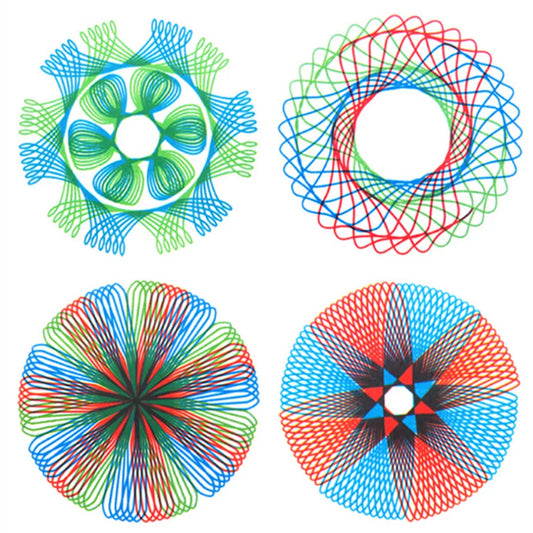 Designs Interlocking Gears & Wheels,draw Educational Toys 2022 New Spirograph Deluxe Set Design Tin Set Draw Spiral