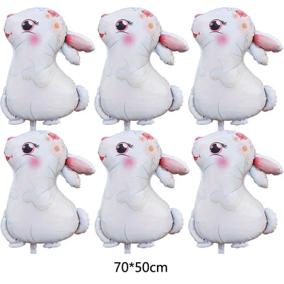 1pc,Large Easter Standing Balloon for Happy Easter Day Party Decorations 150cm Bunny Easter Egg Balloons Kids Party Favors