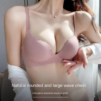 2024 New Push Up Bra for Small Chest  Ultra Thick 6CM Padded No Steel Ring Comfortable & Sexy Lift Lingerie for Flat Chest Women