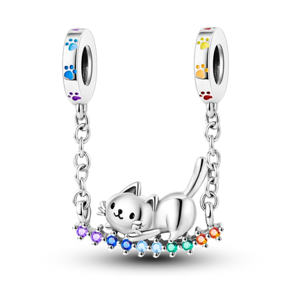 2025 Hot Sale Charms Bead 925 Sterling Silver Pink Butterfly Luminous Firefly Dangle Fit Bangle Bracelet Necklace DIY Jewelry