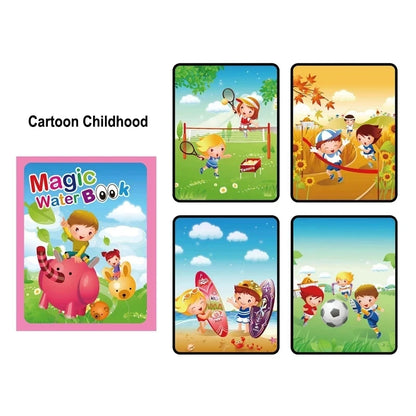 Kids Montessori Toy Coloring Book Magic Water Drawing Book Painting Drawing Toys Sensory EarlyEducation Toys for Baby 1 2 3 Year